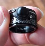 Ixxi ring maat 19, Sieraden, Tassen en Uiterlijk, Ringen, Zwart, Ophalen of Verzenden, Zo goed als nieuw, Dame