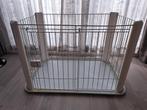 Puppyren wit met schuifdeur 87x57x58 hoog, Ophalen, Hondenkennel, Gebruikt, 65 tot 100 cm