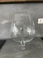 groot cognac glas, Huis en Inrichting, Woonaccessoires | Vazen, Ophalen, Gebruikt, Overige kleuren, Glas