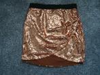 Goudkleurige rok met pailletten / maat M, Maat 38/40 (M), Nieuw, Ophalen of Verzenden, Trend One