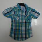Blauw wit geel blouse maat 128 - Frendz, Kinderen en Baby's, Kinderkleding | Maat 128, Jongen, Frendz, Zo goed als nieuw, Overhemd of Blouse