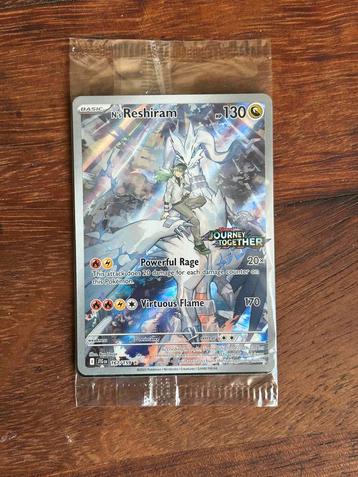 N’s Reshiram (Journey Together 167) promo! beschikbaar voor biedingen