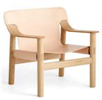 Hay Bernard water based lacquerd solid oak nature leather, Huis en Inrichting, Stoelen, Nieuw, Twee, Hout, Ophalen