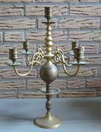 chique koperen kandelaar voor 5 kaarsen, Antiek en Kunst, Ophalen, Koper of Brons