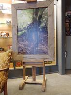 Natuurfoto's in steigerhouten lijst., Ophalen of Verzenden