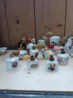 Vintage porselein parfumflesjes 22 stuks., Ophalen of Verzenden, Zo goed als nieuw, Parfumfles