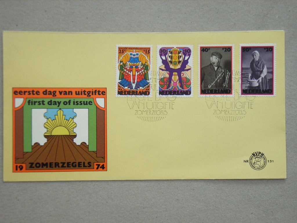FDC   Nederland FDC E131, Ophalen of Verzenden, Onbeschreven, Nederland