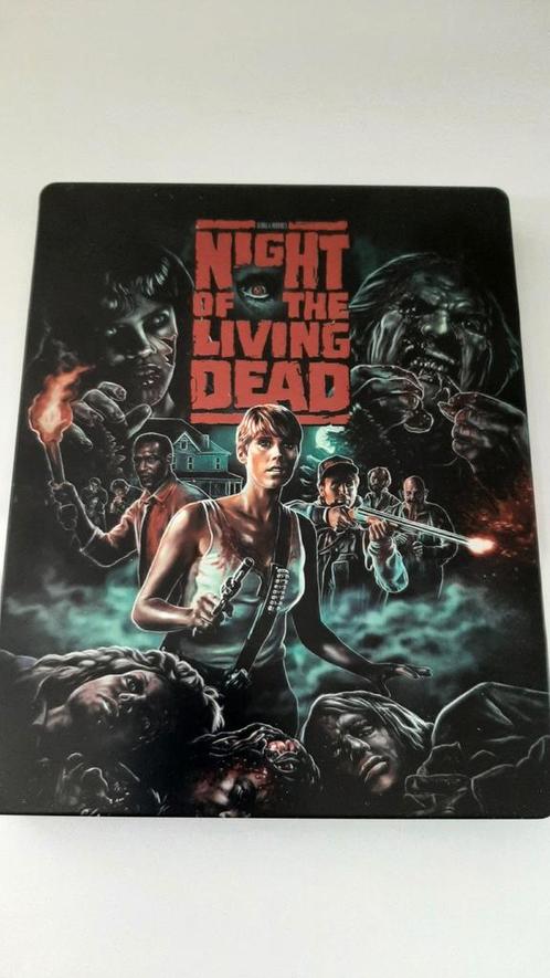 Night Of The Living Dead (1990) Blu-Ray L.E. Uncut Steelbook, Cd's en Dvd's, Blu-ray, Zo goed als nieuw, Horror, Verzenden
