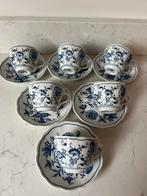 Kop en schotels Czechoslovakia Original Zwiebelmuster., Ophalen of Verzenden