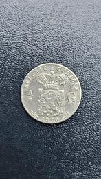 Kolonie Curacao 1/4 Gulden 1900 medaille slag, Ophalen of Verzenden, Midden-Amerika, Losse munt, Zilver