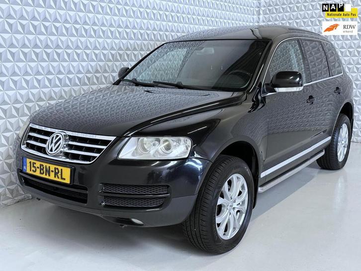 Volkswagen Touareg 2.5 TDI Grijs kenteken + Navigatie + Lede, Auto's, Bestelauto's, Bedrijf, Te koop, 4x4, ABS, Airbags, Airconditioning