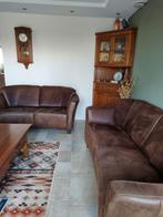 Microleder banken set + 2 stoelen en kleed, Ophalen of Verzenden