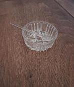 Kristallen suikerpotje met lepeltje, Ophalen