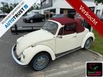 Volkswagen Kever Cabrio Orgineel NL BELASTING EN APK VRIJ, Auto's, Oldtimers, Achterwielaandrijving, Cabriolet, Volkswagen, Wit