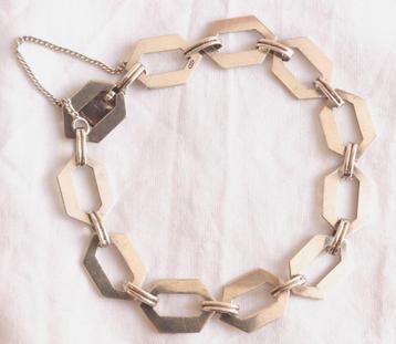 Antiek zilveren armband Van Giels vintage sieraad   beschikbaar voor biedingen