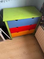 Kleurrijke Ladekast gratis ophalen, Huis en Inrichting, Kasten | Ladekasten, Ophalen, Gebruikt, 50 tot 100 cm, 3 of 4 laden