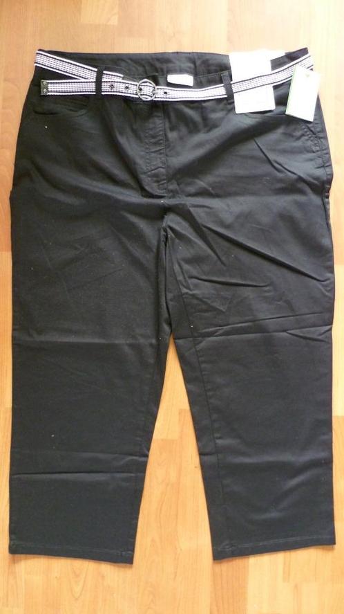 Capri / driekwart broek maat 46 NIEUW, Kleding | Dames, Broeken en Pantalons, Nieuw, Maat 46/48 (XL) of groter, Zwart, Driekwart
