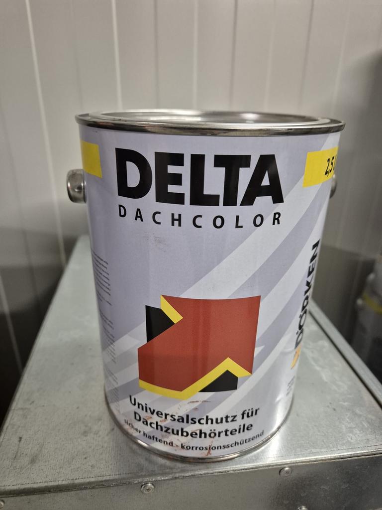 Delta Dachcolor Rood - 2.5L - Dakverf, Ophalen, Nieuw, Verf, Minder dan 5 liter
