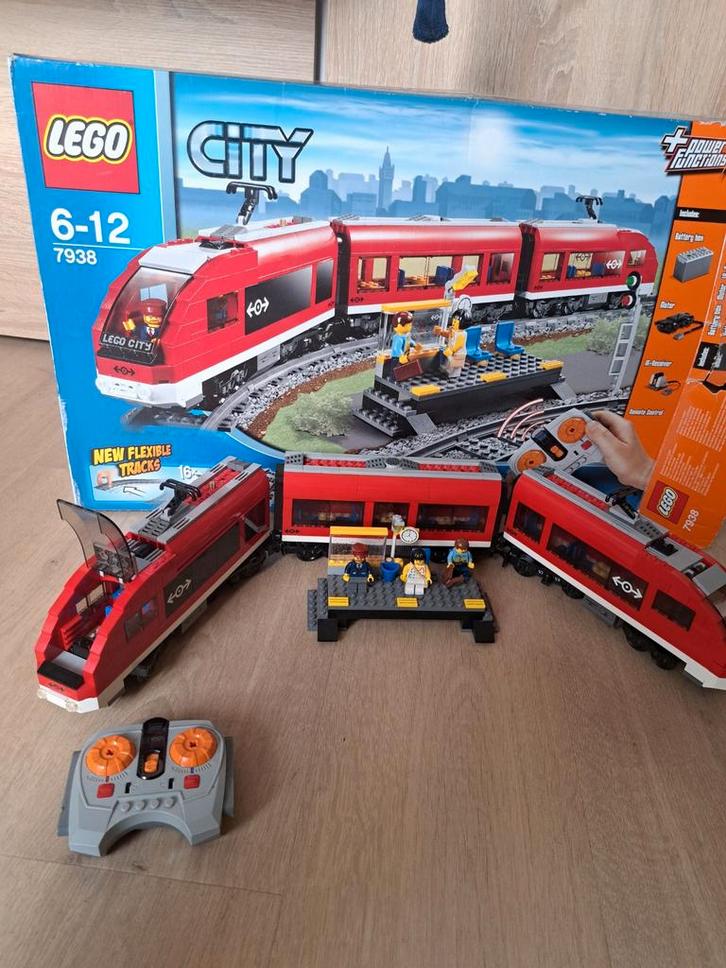 LEGO City Trein 7938 - Compleet!, Kinderen en Baby's, Speelgoed | Duplo en Lego, Ophalen of Verzenden
