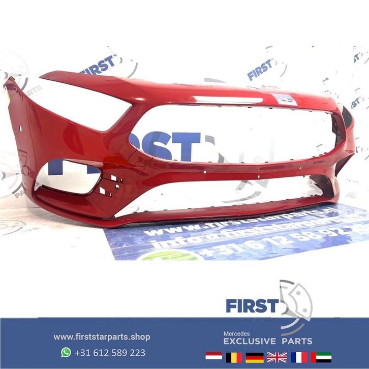A Klasse AMG Voorbumper ROOD W177 V177 Mercedes A Klasse 201, Auto-onderdelen, Carrosserie en Plaatwerk, Bumper, Mercedes-Benz