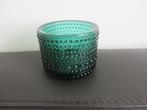 Kastehelmi Fins glas design glazen kandelaar, groen Iittala, Huis en Inrichting, Overige materialen, Ophalen of Verzenden, Zo goed als nieuw