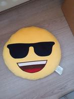 smiley kussen    *d29, Ophalen of Verzenden, Gebruikt, Kleed of Kussen