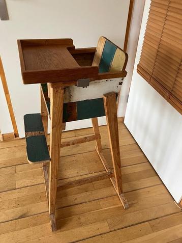 Design kinderstoel Piet Hein Eek in sloophout beschikbaar voor biedingen