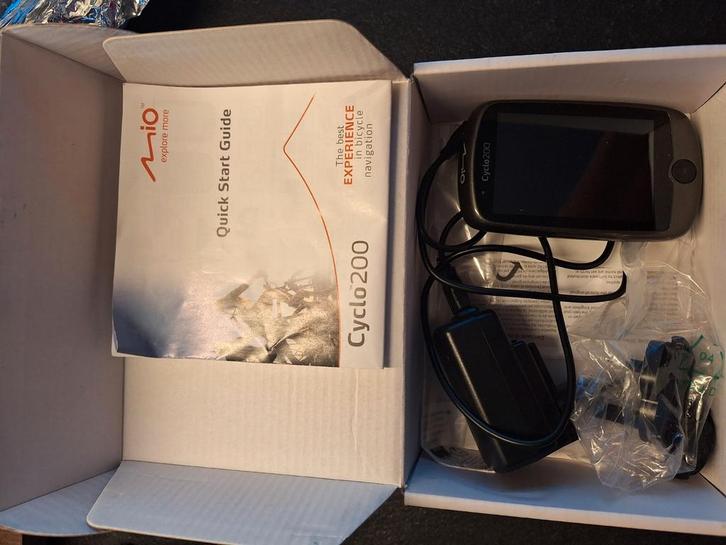 MIO Cyclo 200 fiets navigatie, Fietsen en Brommers, Fietsaccessoires | Fietscomputers, Zo goed als nieuw, Ophalen of Verzenden