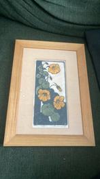 Arie Zonneveld Oost Indische kers botanische vintage geel, Ophalen of Verzenden