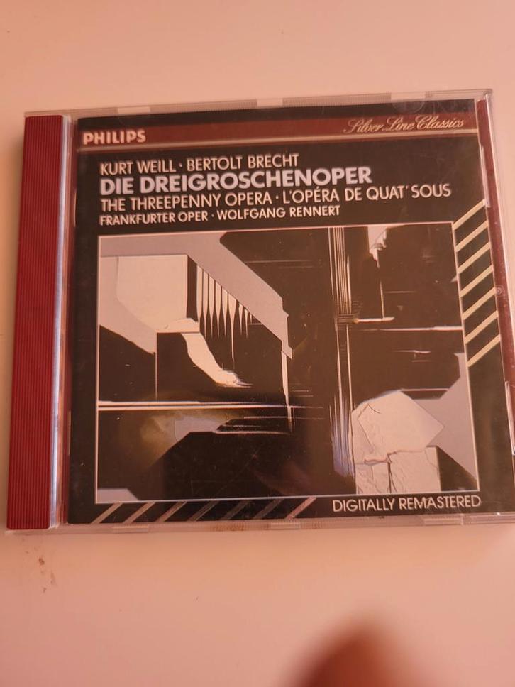 Kurt Weill - Dreigroschenoper - Philips CD, Cd's en Dvd's, Cd's | Klassiek, Zo goed als nieuw, Opera of Operette, Modernisme tot heden