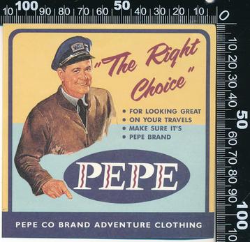 Sticker: Pepe - The right choice beschikbaar voor biedingen
