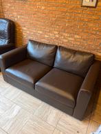 IKEA VIMLE bruin 2-zitsbank in kunstleer, Ophalen, Kunststof, Gebruikt, 150 tot 200 cm