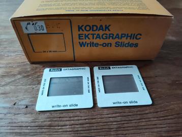 Kodak Ektagraphic Write-on slides 24x36, 100 + stuks. beschikbaar voor biedingen