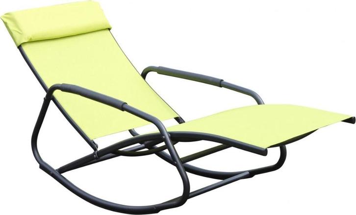 leco schommel ligstoel 2x, Tuin en Terras, Ligbedden, Nieuw, Overige materialen, Ophalen