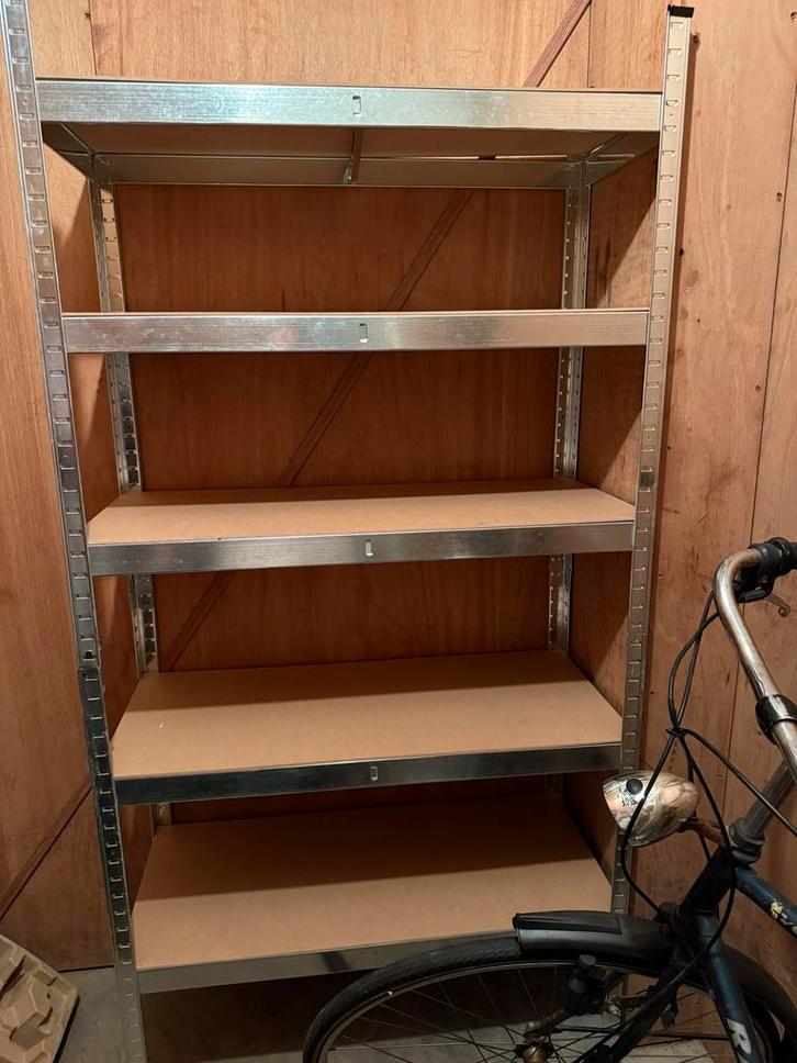 Metalen stellingkast met 5 planken/ Rotterdam, Huis en Inrichting, Kasten | Stellingkasten, Nieuw, Ophalen of Verzenden