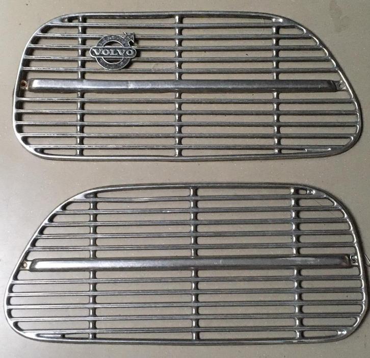 Grille. Volvo. Amazon 1965 1966 aluminium links en rechts ., Auto diversen, Auto-accessoires, Gebruikt, Ophalen of Verzenden