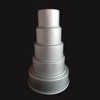 PME Ronde Bakvormen Set van 5, Huis en Inrichting, Ophalen of Verzenden, Zo goed als nieuw