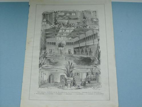 Diverse Houtgravures ca 1880 Den Haag Heiligerlee Edinburgh, Antiek en Kunst, Kunst | Etsen en Gravures, Ophalen of Verzenden