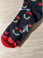 NIEUW | Happy Socks Zwart met Regenboog Maat 41-46, Kleding | Heren, Sokken en Kousen, Ophalen of Verzenden, Nieuw, Maat 43 t/m 46