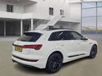 Audi E-tron 55 QUATTRO S EDITION 95kWh SOH 92% 408PK PANO NA, Auto's, Automaat, 131 €/maand, Zwart, 95 kWh