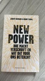 Jeremy Heimans - New Power, Boeken, Maatschappij en Samenleving, Ophalen of Verzenden, Zo goed als nieuw, Jeremy Heimans; Henry Timms