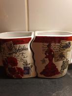 Set Spaanse mokken, Huis en Inrichting, Keuken | Servies, Ophalen of Verzenden, Nieuw, Overige stijlen, Kop(pen) en/of Schotel(s)