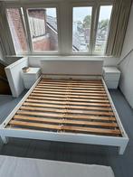 Ikea bed 1,80 meter wit, Huis en Inrichting, Slaapkamer | Bedden, Ophalen, Overige materialen, Gebruikt, Tweepersoons
