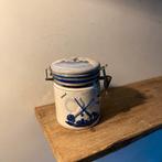 Blauw-wit Wekpot - 15cm, Antiek en Kunst, Ophalen of Verzenden