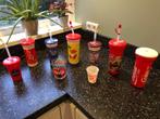 Coca Cola verzameling bekers en drinkbekers. Phantasialand., Ophalen of Verzenden, Gebruikt, Gebruiksvoorwerp