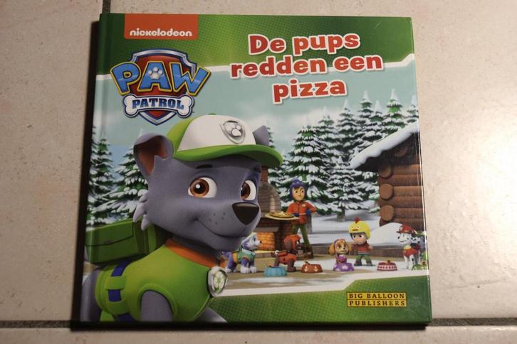 Paw patrol! De pups redden een pizza, Boeken, Kinderboeken | Kleuters, Zo goed als nieuw, Fictie algemeen, Jongen of Meisje, Voorleesboek