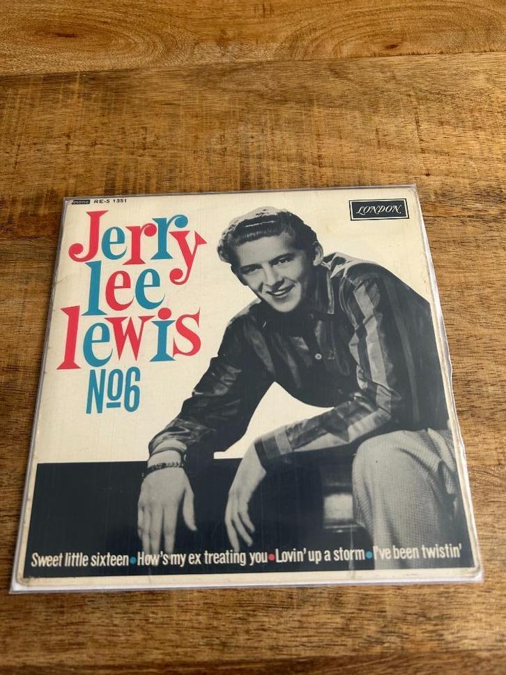 EP Jerry Lee Lewis no 6, Cd's en Dvd's, Vinyl | Pop, Gebruikt, 1960 tot 1980, Overige formaten, Ophalen of Verzenden