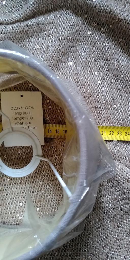 Taupe Lampenkap - Grote Fitting, Huis en Inrichting, Lampen | Lampenkappen, Ophalen of Verzenden