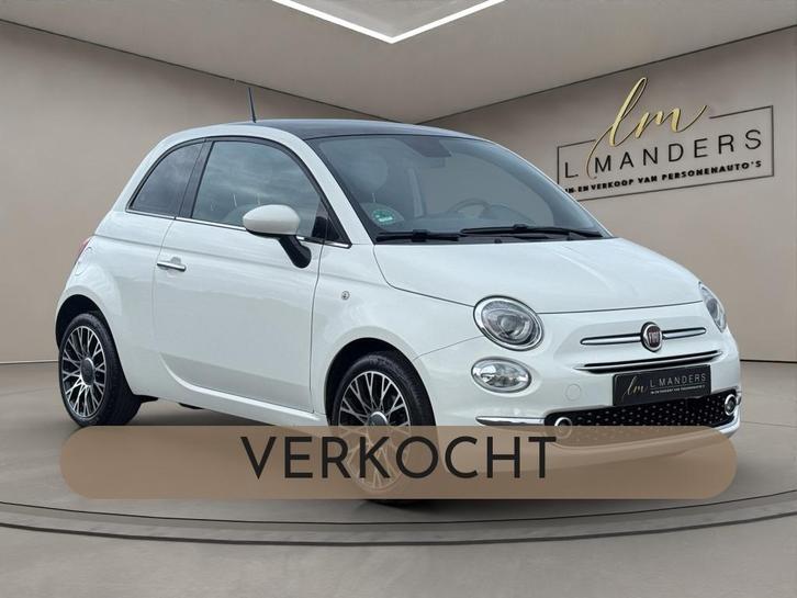 Fiat 500 1.0 Hybrid Star 2020 WIT | Panoramadak | Display |, Auto's, Fiat, Bedrijf, ABS, Airbags, Airconditioning, Android Auto