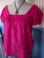 fel roze top van In Extenso met vierkante hals mt 36, Kleding | Dames, Ophalen of Verzenden, Zo goed als nieuw, Korte mouw, Roze